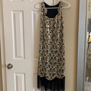 Flapper inspired costume dress